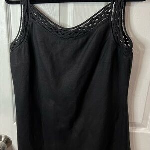 Elegant Black Sleeveless Top